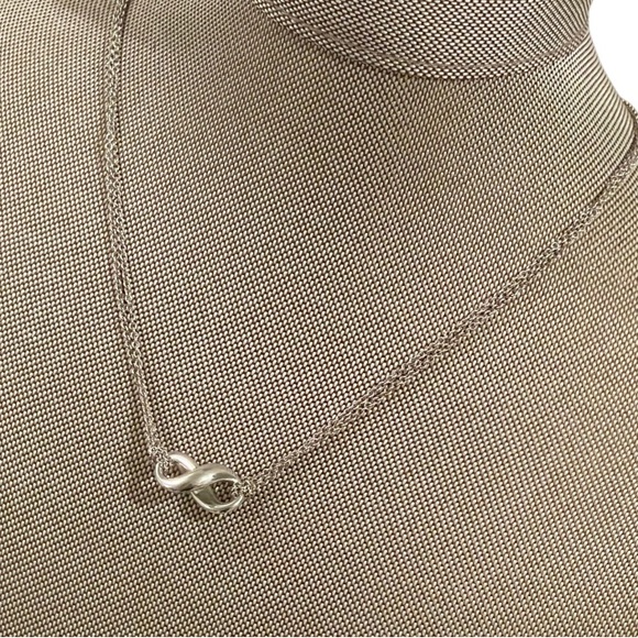 Tiffany and Co. Double Chain Infinity Necklace - Picture 6 of 11